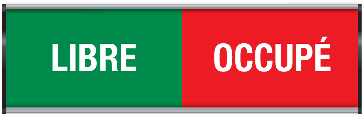 LIBRE-OCCUPÉ INDOOR GLISSIÈRE