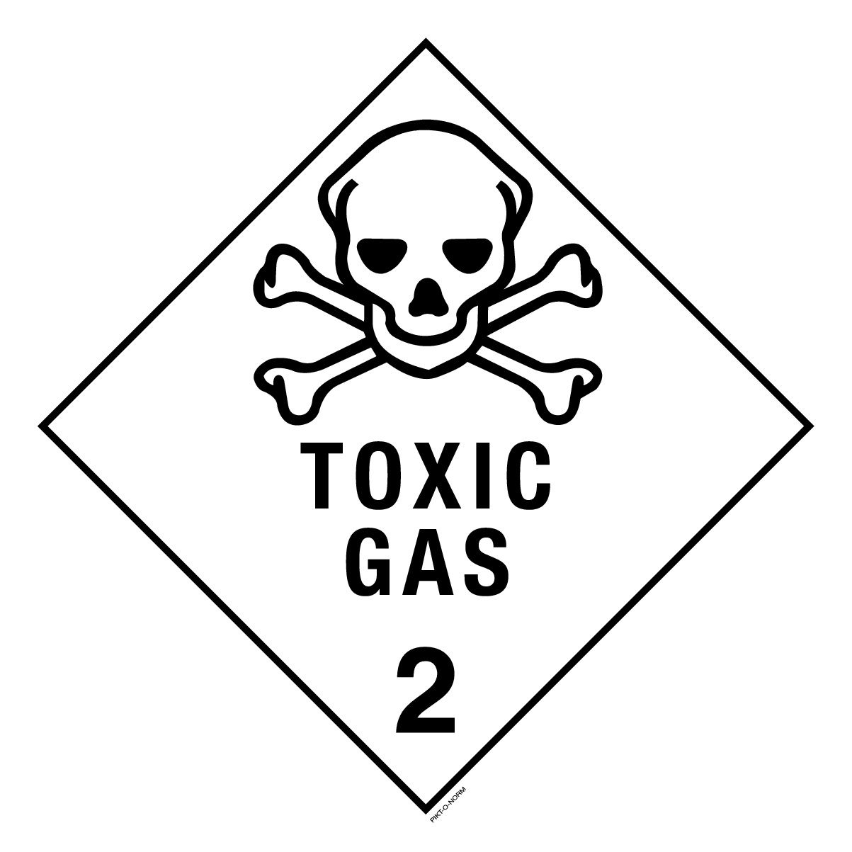 TOXIC GAS. ADR KLASSE 2