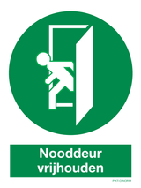 NOODDEUR VRIJHOUDEN