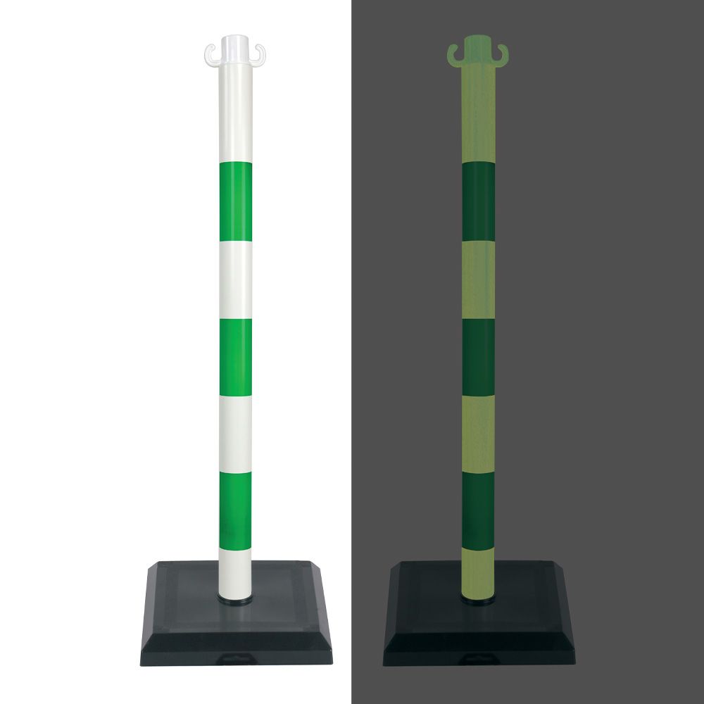 FOTOLUMINESCENTE PVC-PALEN VERZWAARD