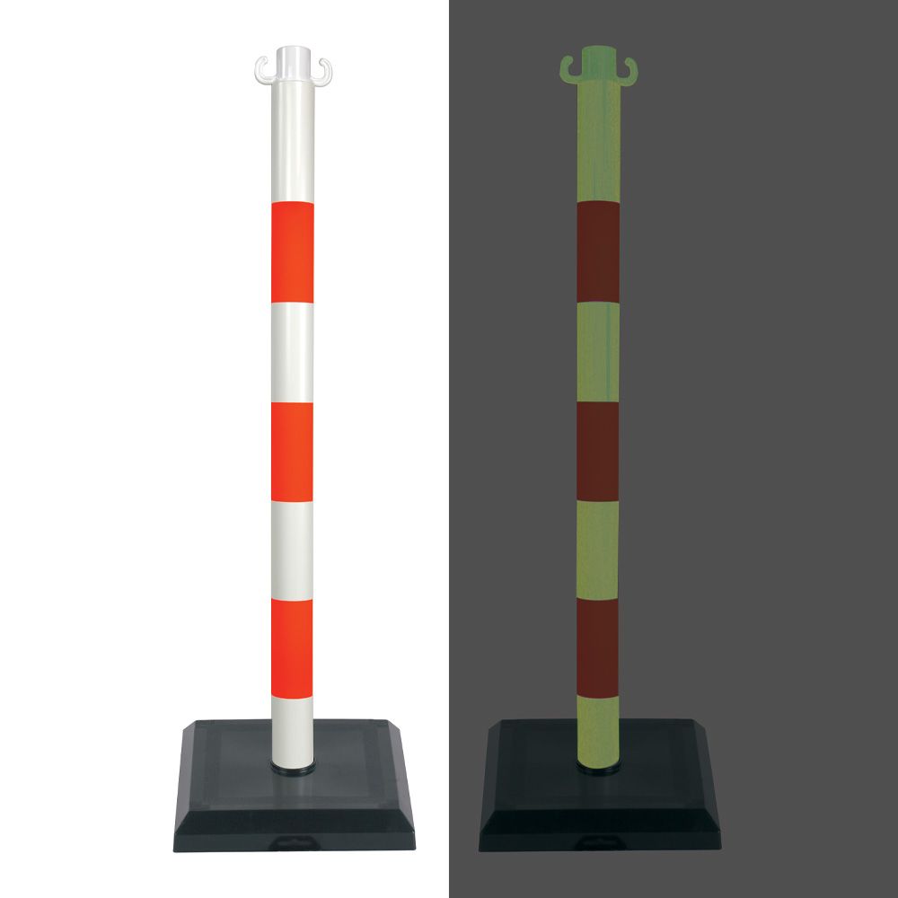 FOTOLUMINESCENTE PVC-PALEN VERZWAARD