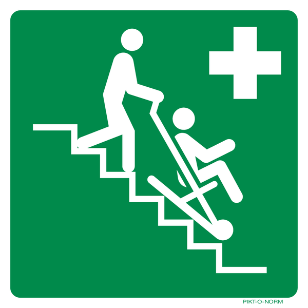 EVACUATIESTOEL ISO7010-E060