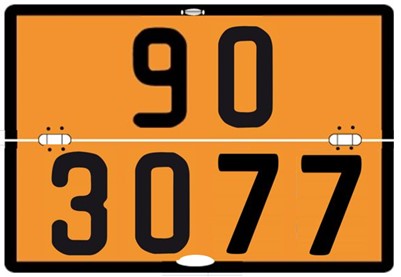 ADR BORD MET GEVARENCODE 90/3077