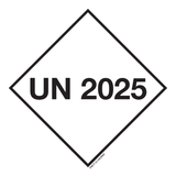 UN 2025. ADR KL.6.1. VASTE KWIKVERBIND.