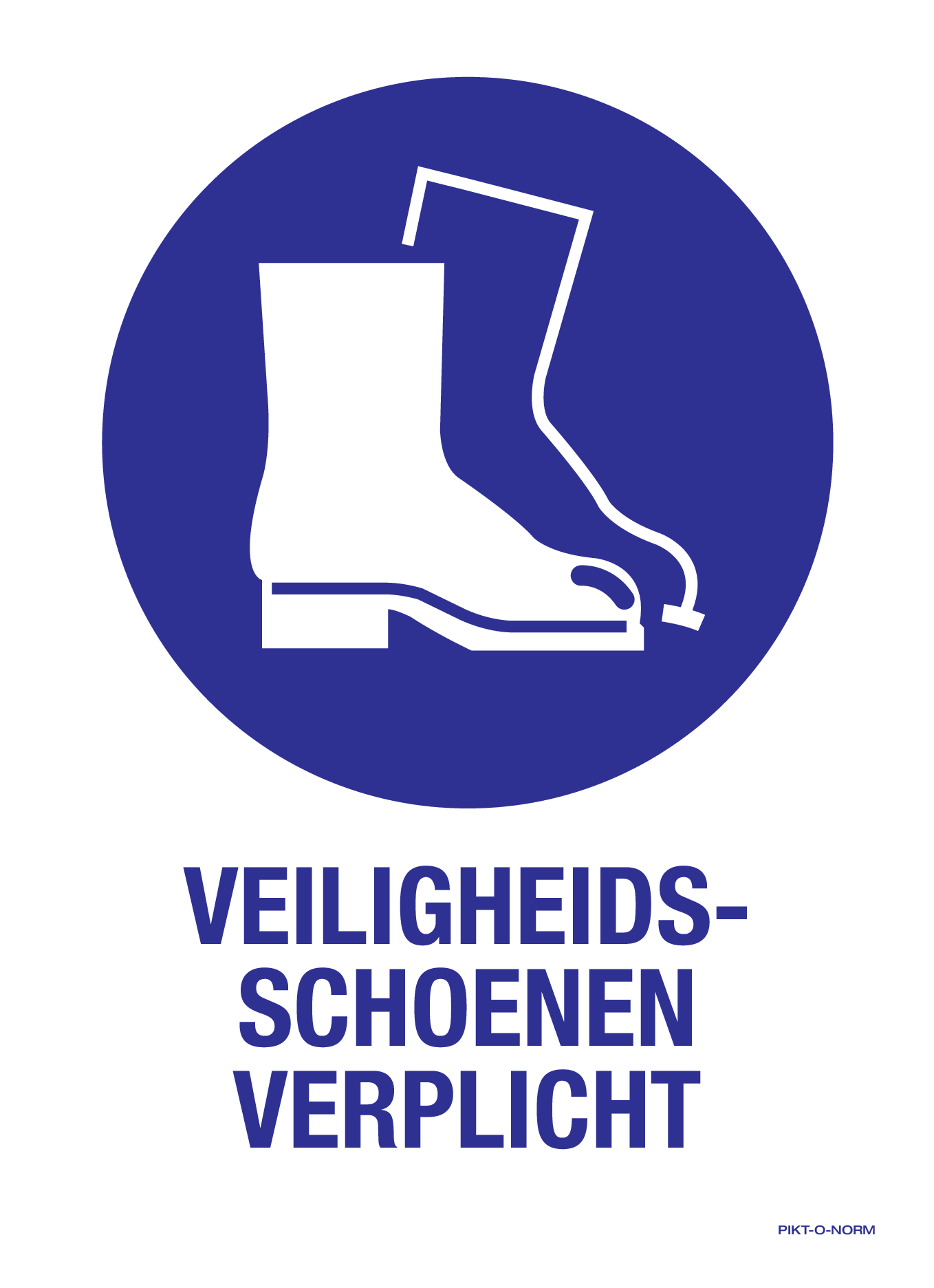 VEILIGHEIDSSCHOENEN VERPLICHT