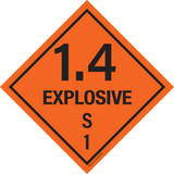 EXPLOSIVE 1.4 S, ADR CLASSE 1