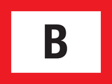 B, LIGNE D'EXTINCTION À SEC