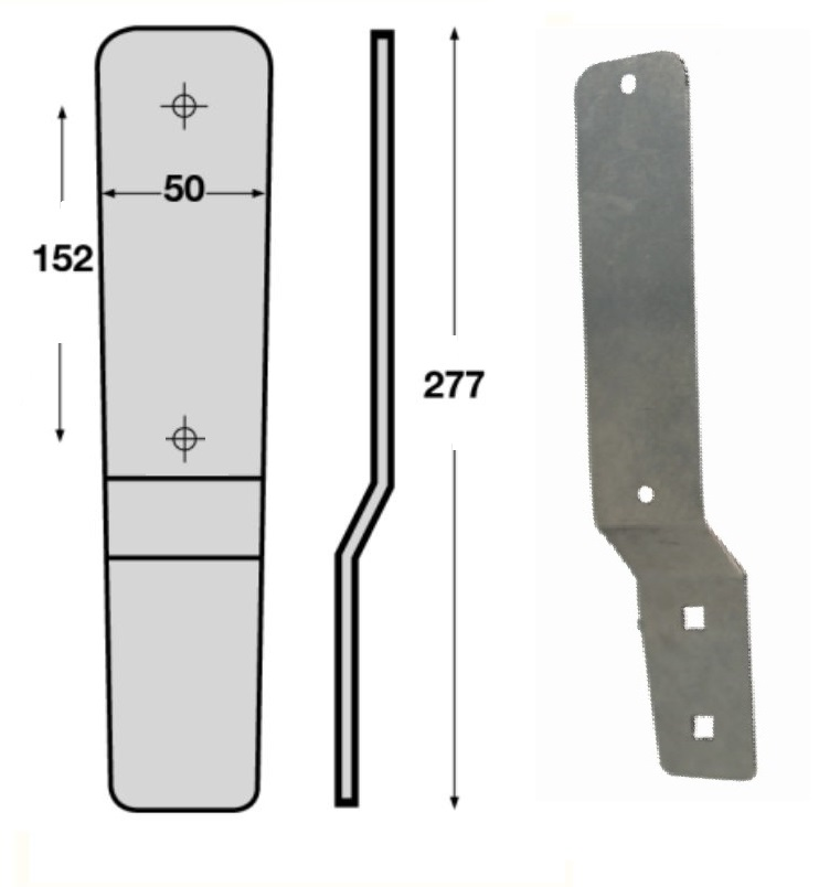 MONTAGEBEUGEL VOOR BORD 2661.00