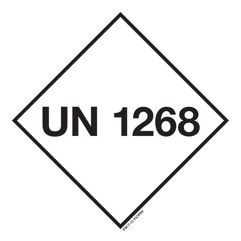 UN 1268. ADR CL 3. DISTILLATS 