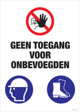 GEEN TOEGANG VOOR ONBEVOEGDEN