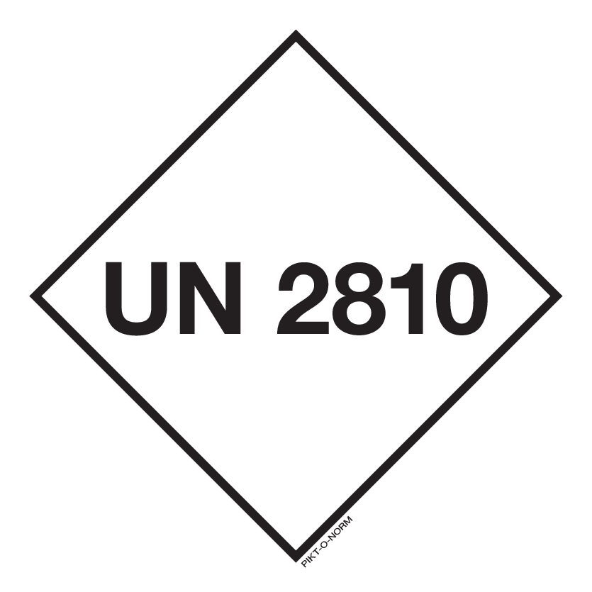 UN 2810. ADR CL.6.1.LIQUIDE ORGANIC TOX.