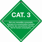 CAT.3. IMPROPRE À LA CONSOMMATION...