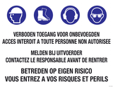 VERBODEN TOEGANG. ACCES INTERDIT...