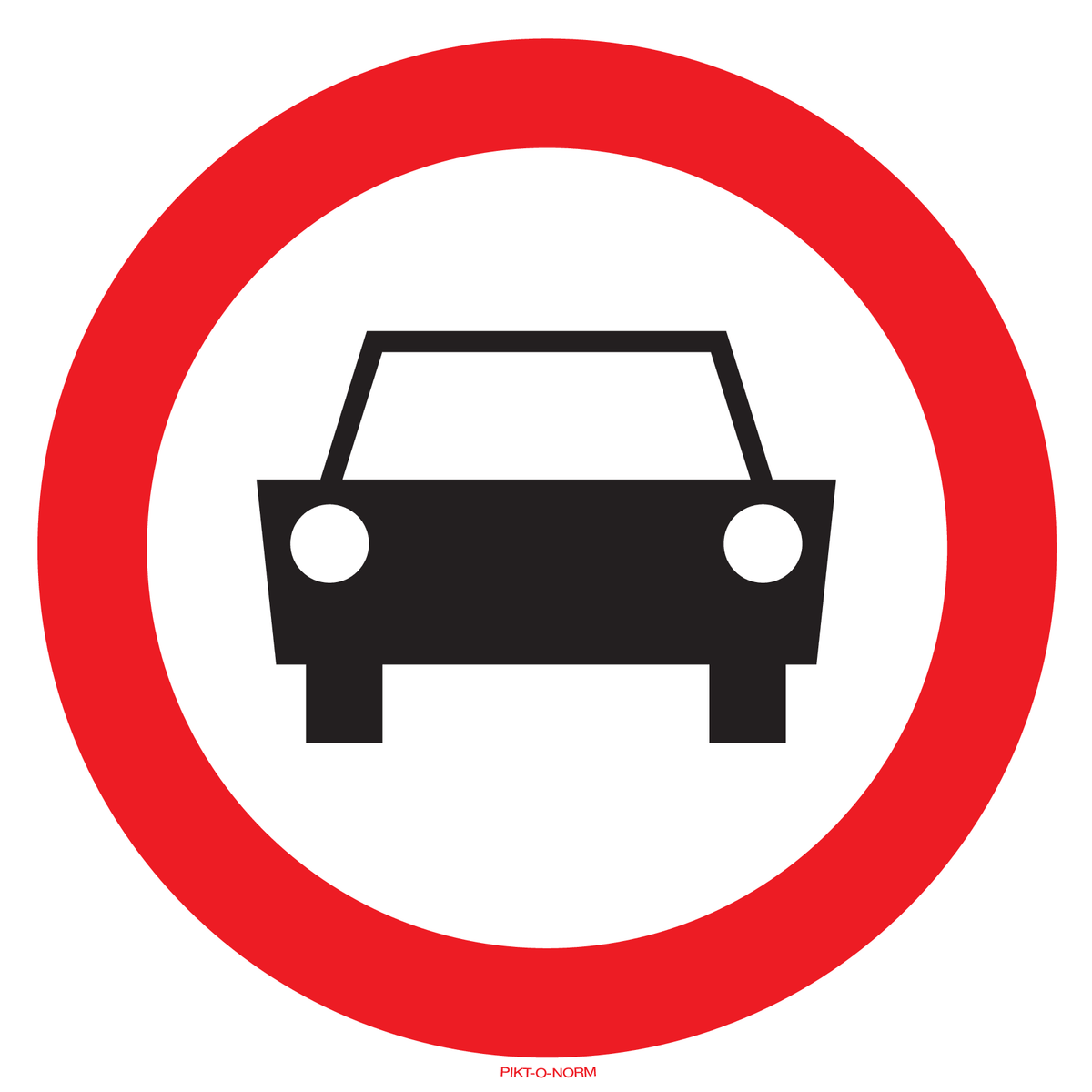 INTERDIT AUX VÉHICULES