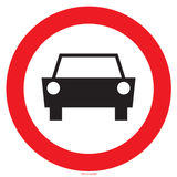 INTERDIT AUX VÉHICULES
