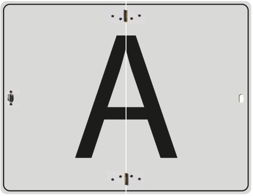 A-BORD AFVALTRANSPORT VERTICAAL KLAPBAAR