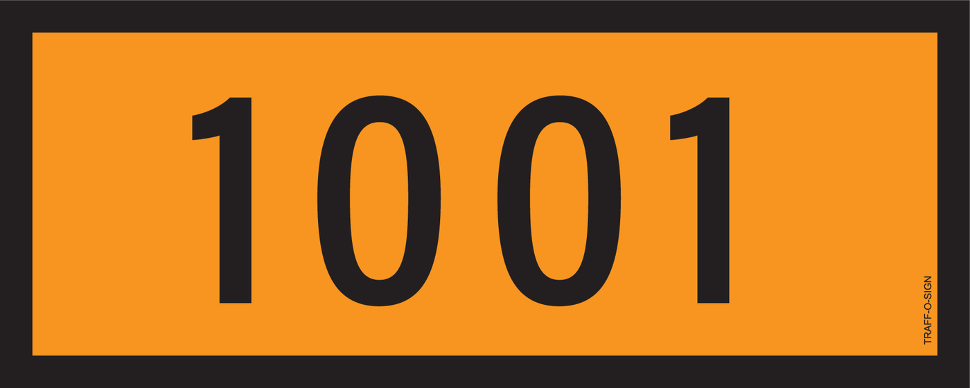 ADR BORD, UN NUMMERS VAN 1000 TOT 1999