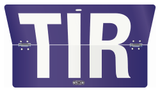 TIR-BORD HORIZONTAAL KLAPBAAR