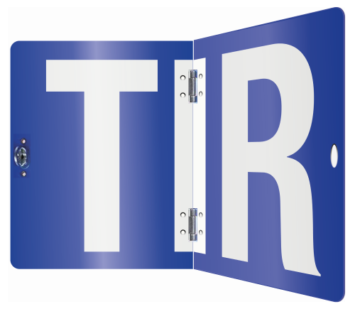 TIR-BORD VERTICAAL KLAPBAAR