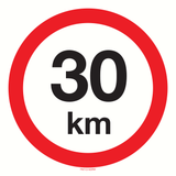 VITESSE LIMITÉE 30 KM