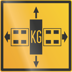 PANNEAU KG. TRANSPORT EXCEPTIONNEL