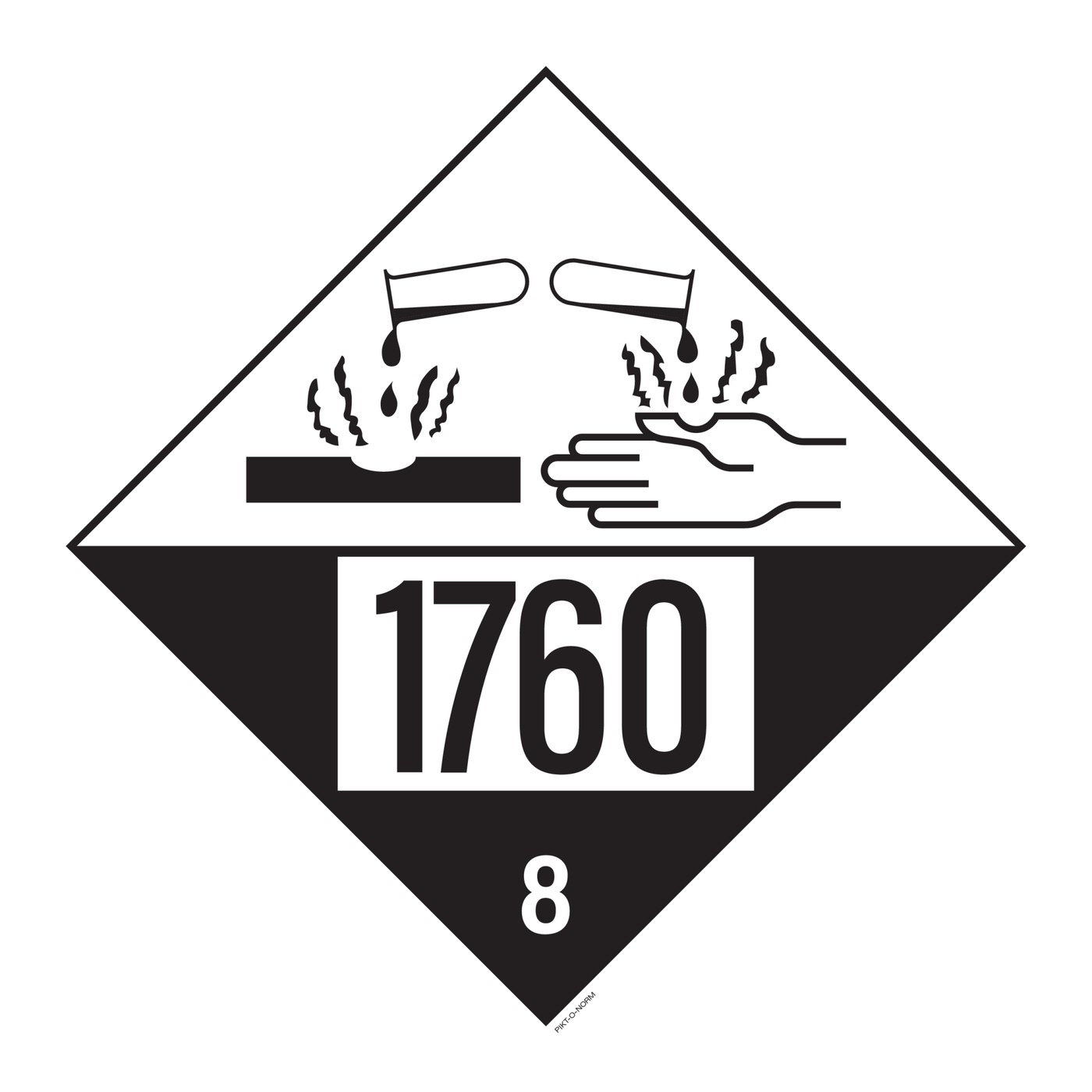 IMO 8.0 CORROSIEF UN 1760