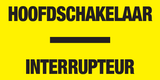 HOOFDSCHAKELAAR-INTERRUPTEUR