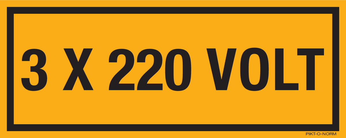 3x220 VOLT