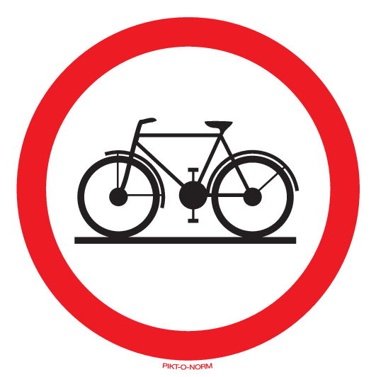 INTERDIT AUX BICYCLETTES