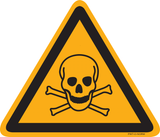 AVERTISSEMENT DANGER MATIÈRES TOXIQUES