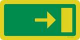 VLUCHTWEG, RICHTINGSPIJL LINKS OF RECHTS