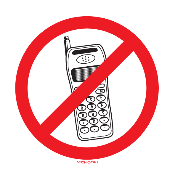 INTERDIT AUX TÉLÉPHONE PORTABLE