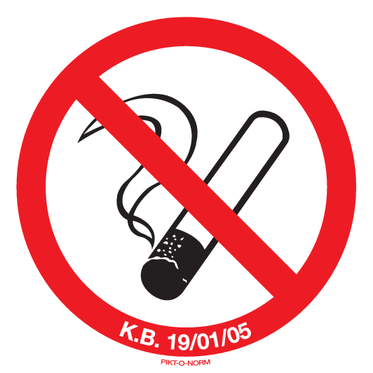 INTERDICT.DE FUMER A TEXTE: K.B.19/01/05