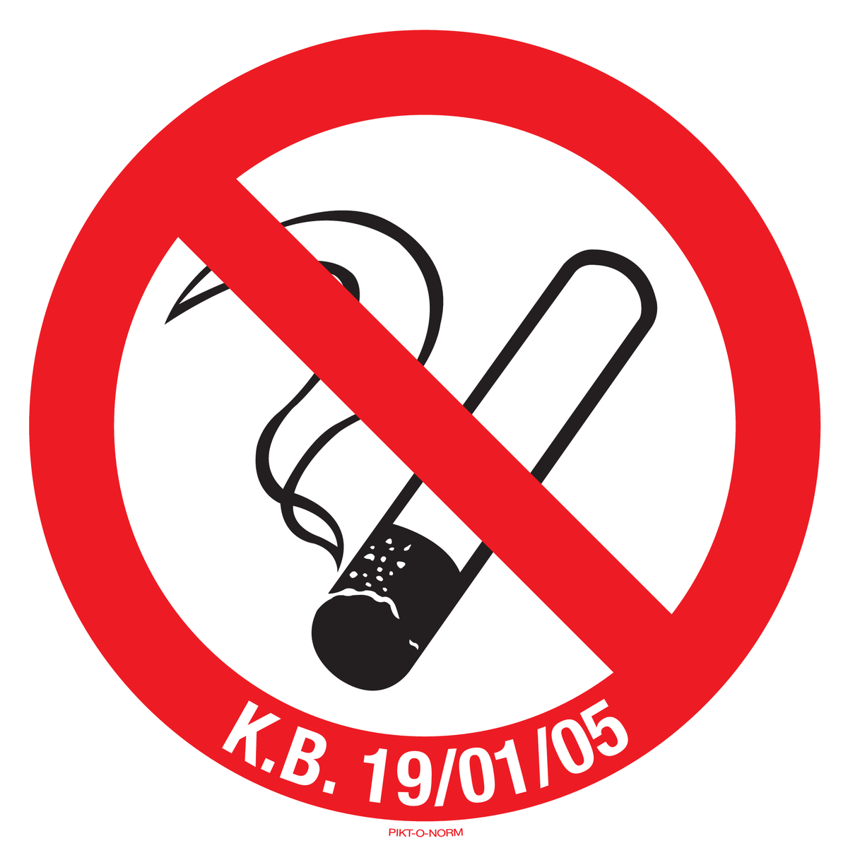 INTERDICT.DE FUMER A TEXTE: K.B.19/01/05