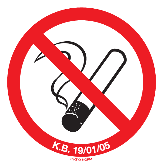 INTERDICT.DE FUMER A TEXTE: K.B.19/01/05
