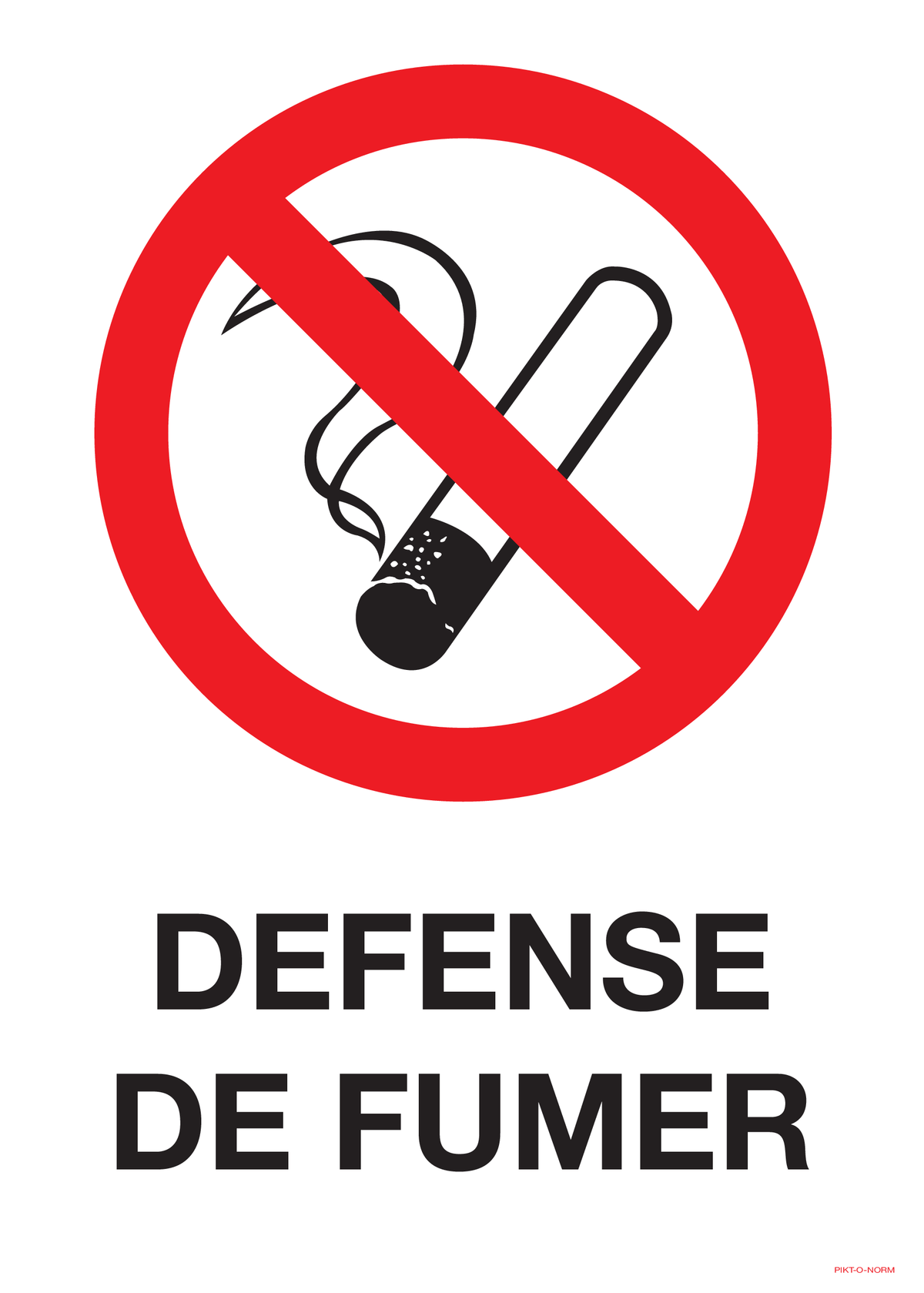 DEFENSE DE FUMER