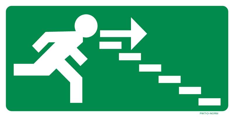 ISSUE DE SEC.ESCALIER DROITE VERS LE BAS