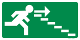 ISSUE DE SEC.ESCALIER DROITE VERS LE BAS