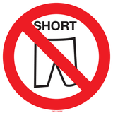 INTERDIT AUX SHORTS