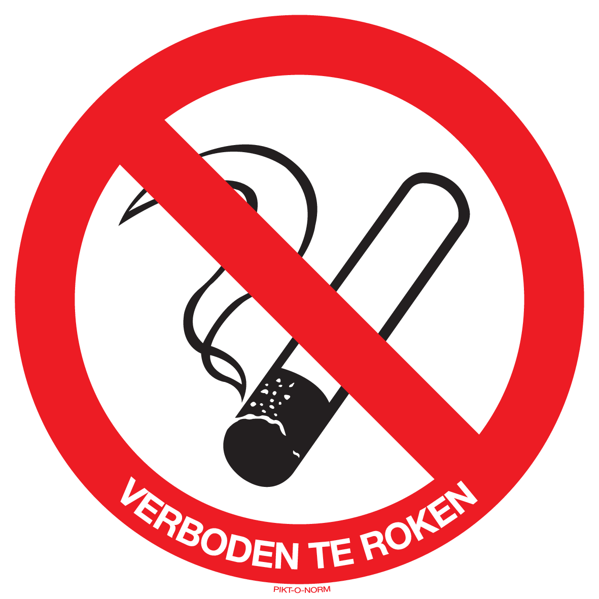 ROKEN VERBODEN & TEKST:VERBODEN TE ROKEN