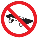 SKATEBOARDS VERBODEN