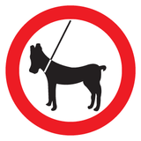HONDEN AAN DE LEIBAND VERBODEN