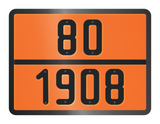ADR BORD MET GEVARENCODE 80/1908