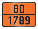 ADR BORD MET GEVARENCODE 80/1789