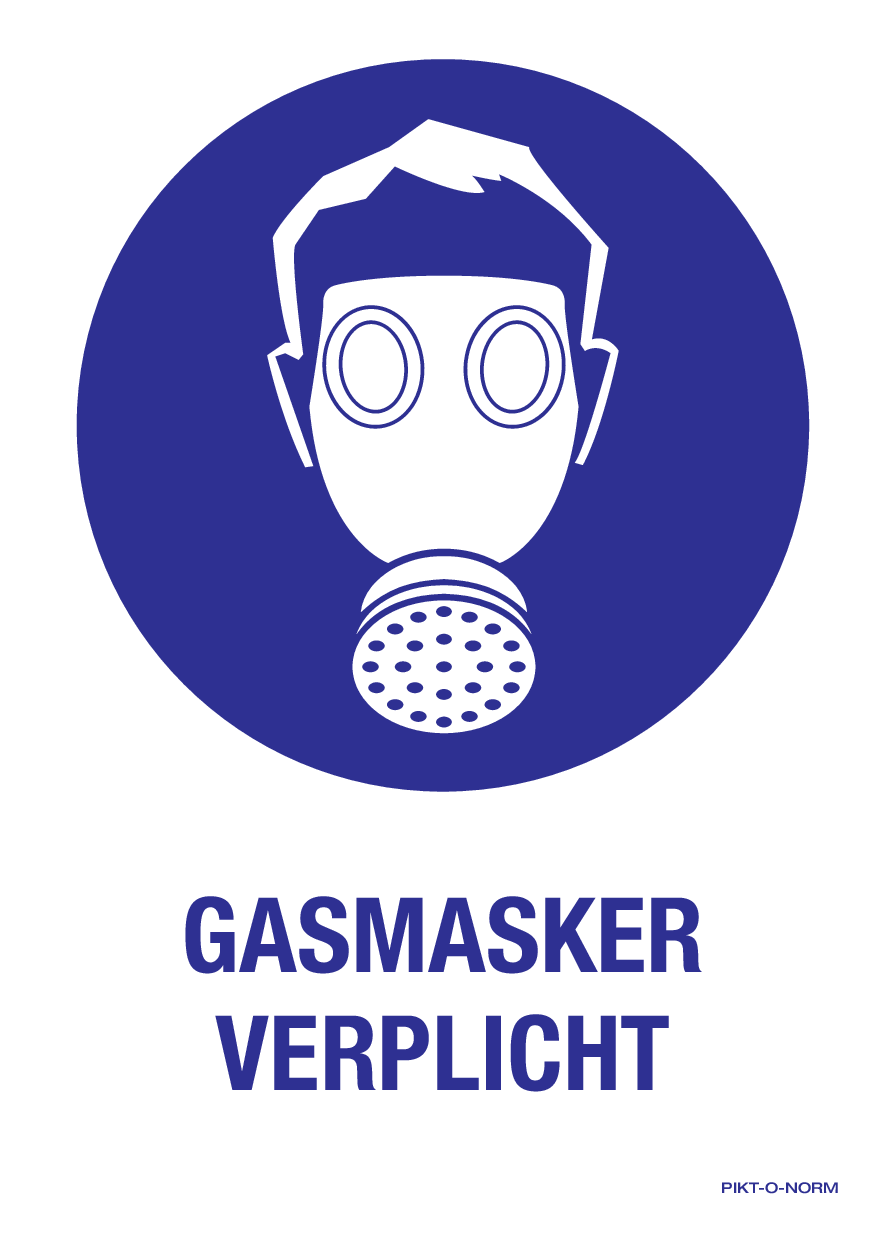 GASMASKER VERPLICHT