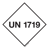 UN 1719. ADR CL 8.LIQUIDE ALCALIN CAUST.