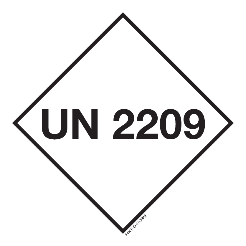 UN 2209. ADR CL.8. FORMALDÉHYDE SOLUTION