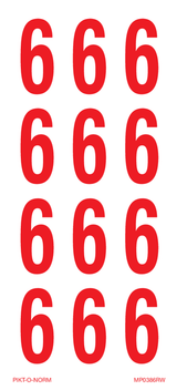 CHIFFRE6 SUR FEUILLE
