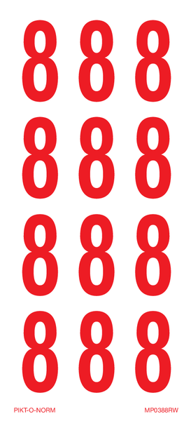 CHIFFRE 8 SUR FEUILLE