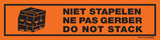 NIET STAPELEN. NE PAS GERBER....